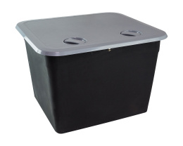 Ящик врезной с крышкой, серый, 459х514х330 мм (SP2782)